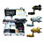  3 Kit rotatif pistolet de tatouage avec alimentation conduit