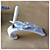  stylo papillon mariage à thème mis en résine blanche
