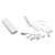  8-In-1 Portable AA USB Battery Charger (White)