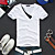  trendy V-Ausschnitt Männer kurzärmelige T-Shirt