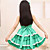  vestido de alça de polka em camadas