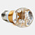 E27 3W RGB Light Golden Shell LED Crystal Ball Bulb (85-265V)