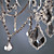  Chrome Finish Candle Crystal Chandelier with 8 lights (K9 Crystal)
