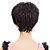  Capless Mixed Hair Short Straight Elegant Wig