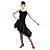  vestido de poliéster mulheres de dança latin / moderno