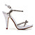  NEFERTARI - Sandalette Bruiloft Stilettohak Satijn