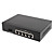  10/100Mbps 5 Ports PoE Switch + 5-Port Fast Ethernet Switch with 4-Port PoE