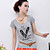  Heart Printed Beads Design T-shirt