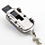  16gb azzurro cristallino mini car in stile USB 2.0 Flash Drive (blu)