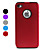  Funda de silicona de nuevo gel y marco de aluminio para el parachoques para iPhone 4 y (varios colores) 4s