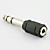  3.5mm 1/8" Female to 6.5mm 1/4" Male Jack Stereo Audio Adapter Converter