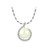  exquisita perla con diamantes de imitación de joyería para damas collar y pendientes incluidas
