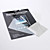  Lámina de Protección Anti Huellas Dactilares con Tela de Limpieza para el Nuevo iPad