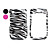  Stripe Pattern Full Body Back Case and Bumper Frame for Blackberry 8520/9300 (Assorted Colors)