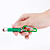  due led a 2 modalità di luce bianca e rossa laser mini torcia con clip