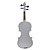  Kinglos - (HB-1304) 4/4 Golden Flower Design Solid Spruce Violin Outfit (White)