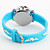  Children’s Dolphin Style Silicone Analog Quartz Wrist Watch with Flashing LED Light (Blue)