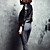  Long Sleeve Turndown Collar Evening/ Career PU Jacket  (More Colors)