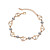 Austrian Crystal With Real Platinum Plated Anti-Allergy Ladies Bracelet Our Hearts Together (More Colors)
