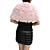  Kaninchenfell / Chiffon mit Blumen Party / Abend Schal / Wrap (weitere Farben)