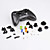  Carcasa de Estilo de Fibra de Carbono para el Mando del Xbox 360 Inalámbrico - Negro