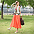  grandes de la moda falda swing largo