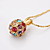  18K Gorgeous Fashion Rhinestone Alloy Ball Necklace (More Colors)