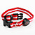  Stripe Pattern Style LED Dog Collar (30~40 x 2.5 cm, Assorted Colors)