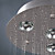  K9 Crystal Chandelier with 4 Lights in Globe Shape