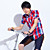  moda para hombre camisa de comprobar