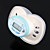  Digital LCD Baby Pacifier Thermometer (White)