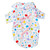  cartoon-stijl paddenstoel shirt voor honden (xs-xl, wit)