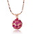  18K Gorgeous Fashion Rhinestone Alloy Ball Necklace (More Colors)