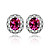  Moon Austrian Crystal In Real Platinum Plated Ladies' Earrings (More Colors)