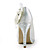  satin Stiletto Heel platform pumper med rhinestone / perle bryllup sko (flere farver)