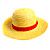  cosplay sombrero de paja inspirada en una pieza Luffe