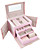  Butterfly Alligatoring Leatherette Ladies'Jewelry Box(More Colors)