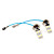  H3 6*5050 SMD White LED Car Signal Lights (2-Pack, DC 12V)