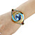 Women's Whirlwind Circle Style Steel Analog Quartz Bracelet Watch (Assorted Colors)