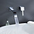  Sprinkle® - contemporaneo cascata ottone rubinetto lavabo bagno (montaggio a parete) con pop-up rifiuti