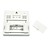  mini digitale hygrometer met thermometer en wekker