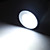  3W 170LM 6500K White LED Flexible Neck Mirror Light Bulb with LED Driver (85~265V)