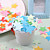  Little Five-point Star Shaped Paper Confetti - Pack of 350 Pieces (Random Color)