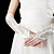  raso / pizzo lunghezza gomito senza dita con strass / appliques guanti da sposa (più colori)