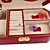  Two Layers Alligatoring Leatherette Ladies'Jewelry Box(More Colors)