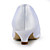  Satin Low Heel Closed Toe With Ruffles Wedding Shoes (More Colors)
