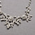  en alliage magnifique avec strass mis bijoux de mariage, y compris le collier et boucles d'oreilles