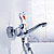  Sprinkle® - par LightInTheBox - contemporain en laiton massif finition chromée robinet de baignoire
