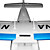  E-DOMODEL Mini cessna185 2.4G 6CH RC Airplane (PNP) Upgrade Edition