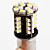  1156 44*1210 SMD CANBUS White LED Car Signal Lights (2-Pack, DC 12V)